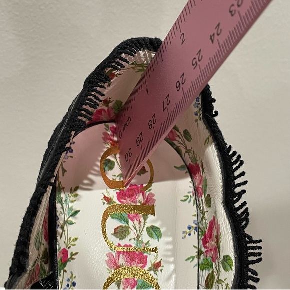 Gucci Black Mary Jane Virginia Lace Pump Sz 38.5 NEW - Picture 13 of 16